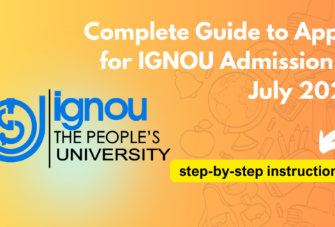 apply for IGNOU admission in July 2023